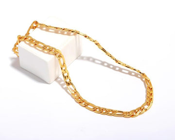Vermeil Classic Figaro Link Chain – Distinctive Luxury Necklace 🌟🔗