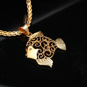 Brass Spiritual Pendant with Chain for Unisex – Sacred Jewelry for Everyday Wear