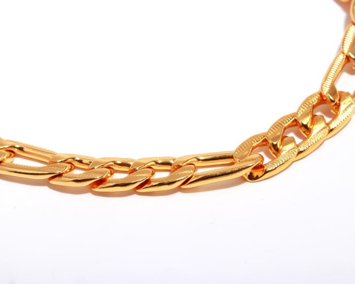 Vermeil Classic Figaro Link Chain – Distinctive Luxury Necklace 🌟🔗