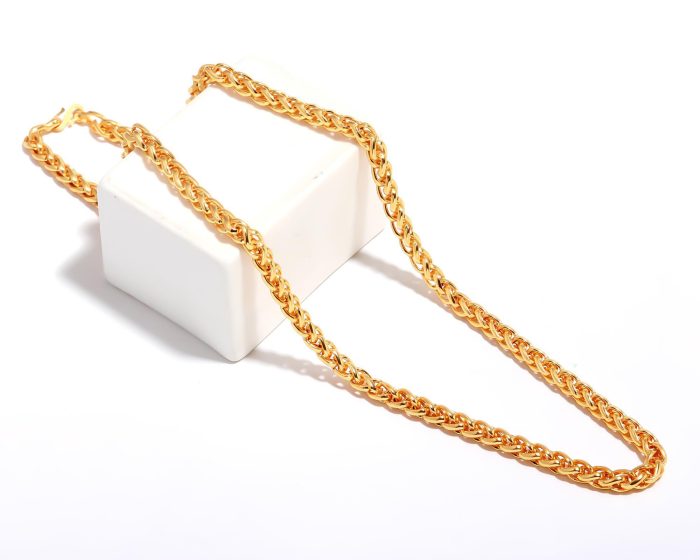 Vermeil Classic Rope Chain – Timeless Elegance Necklace 🌟⛓️