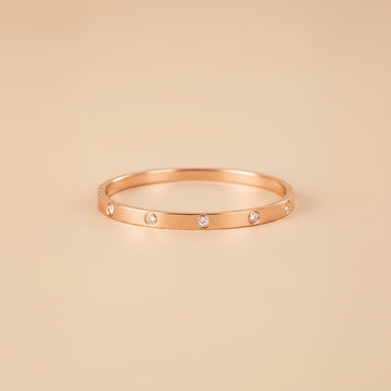 LOVE bracelet, classic model, 4 diamonds