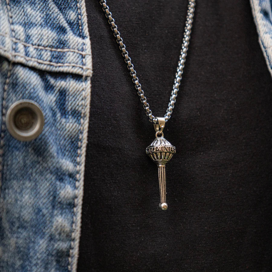 Silver Hanuman Ji Gada Pendant ( Blessings & Protection)- Abhimantrit