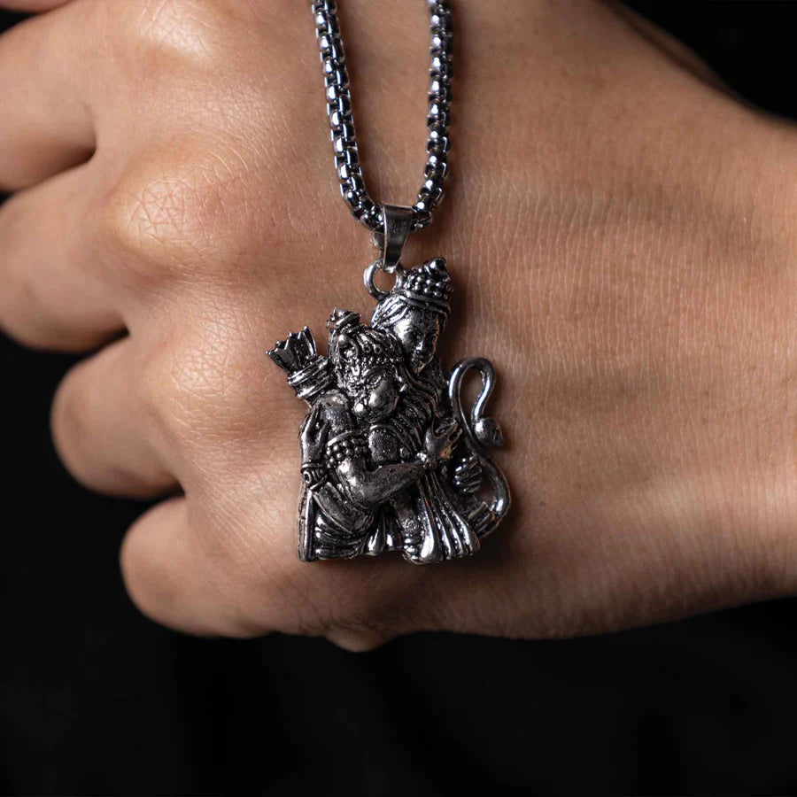 Ram Ji & Hanuman Ji Blessing & Protection Pendant - Abhimantrit