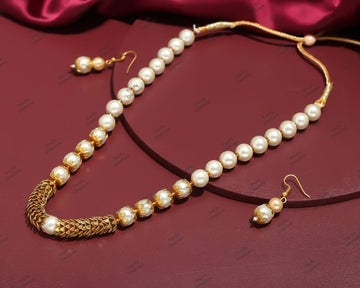 Indian Bridal Wedding Jewelry, Semi-Precious Beaded Design