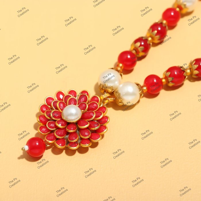 Indian Bridal Wedding Jewelry, Semi-Precious Beaded Design