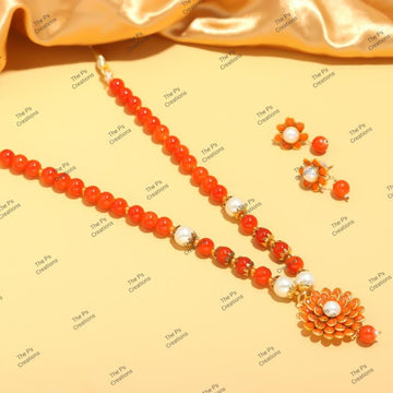 Indian Bridal Wedding Jewelry, Semi-Precious Beaded Design