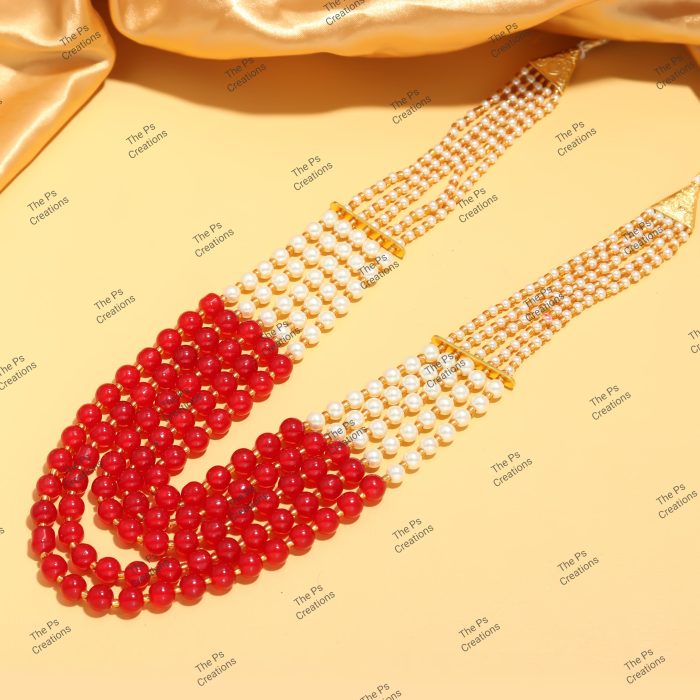 Indian Bridal Wedding Jewelry, Semi-Precious Beaded Design