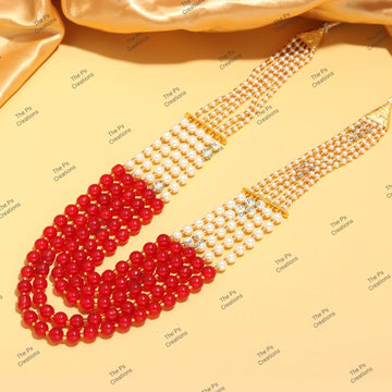 Indian Bridal Wedding Jewelry, Semi-Precious Beaded Design