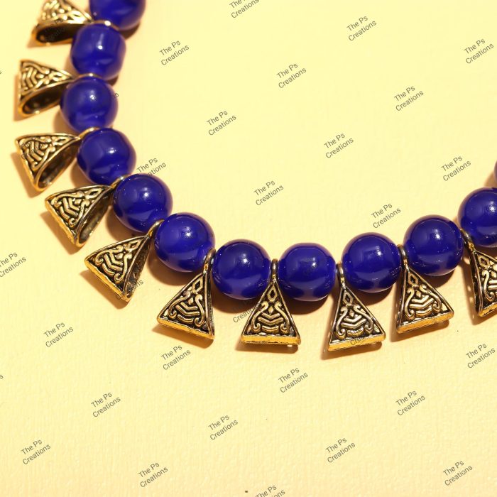 Indian Bridal Wedding Jewelry, Semi-Precious Beaded Design
