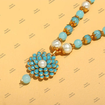 Indian Bridal Wedding Jewelry, Semi-Precious Beaded Design