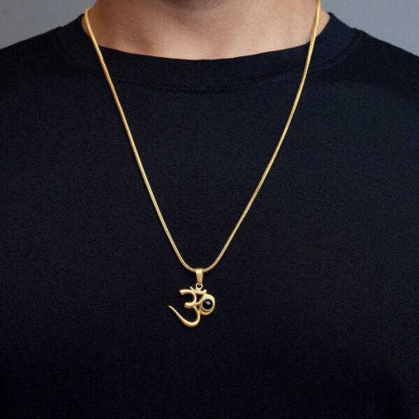 Shiva OM Pendant with Adiyogi Photo