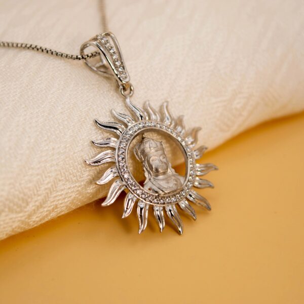 Sterling Silver Hanuman Pendant