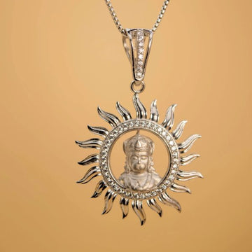 Sterling Silver Hanuman Pendant